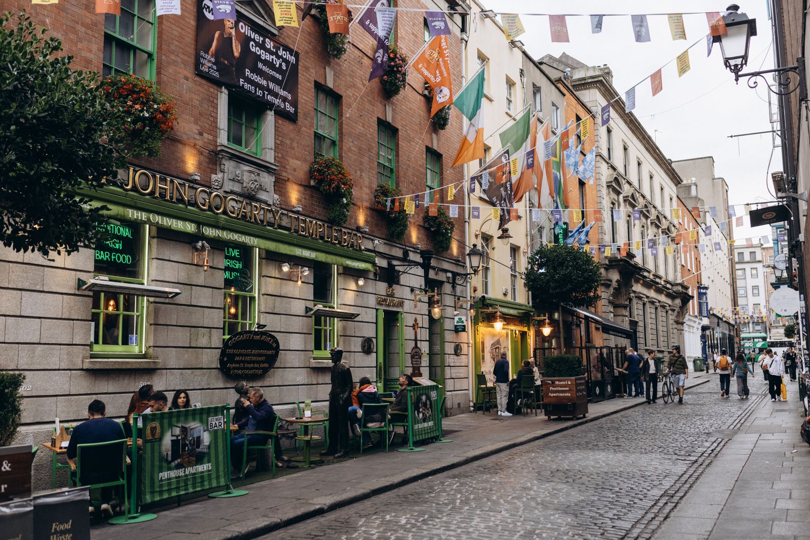 Temple Bar Viertel in Dublin